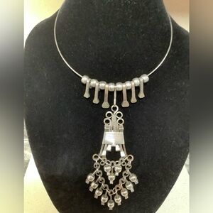 Artisan crafted, with 25 horseshoe nails Elegant Silver Necklace